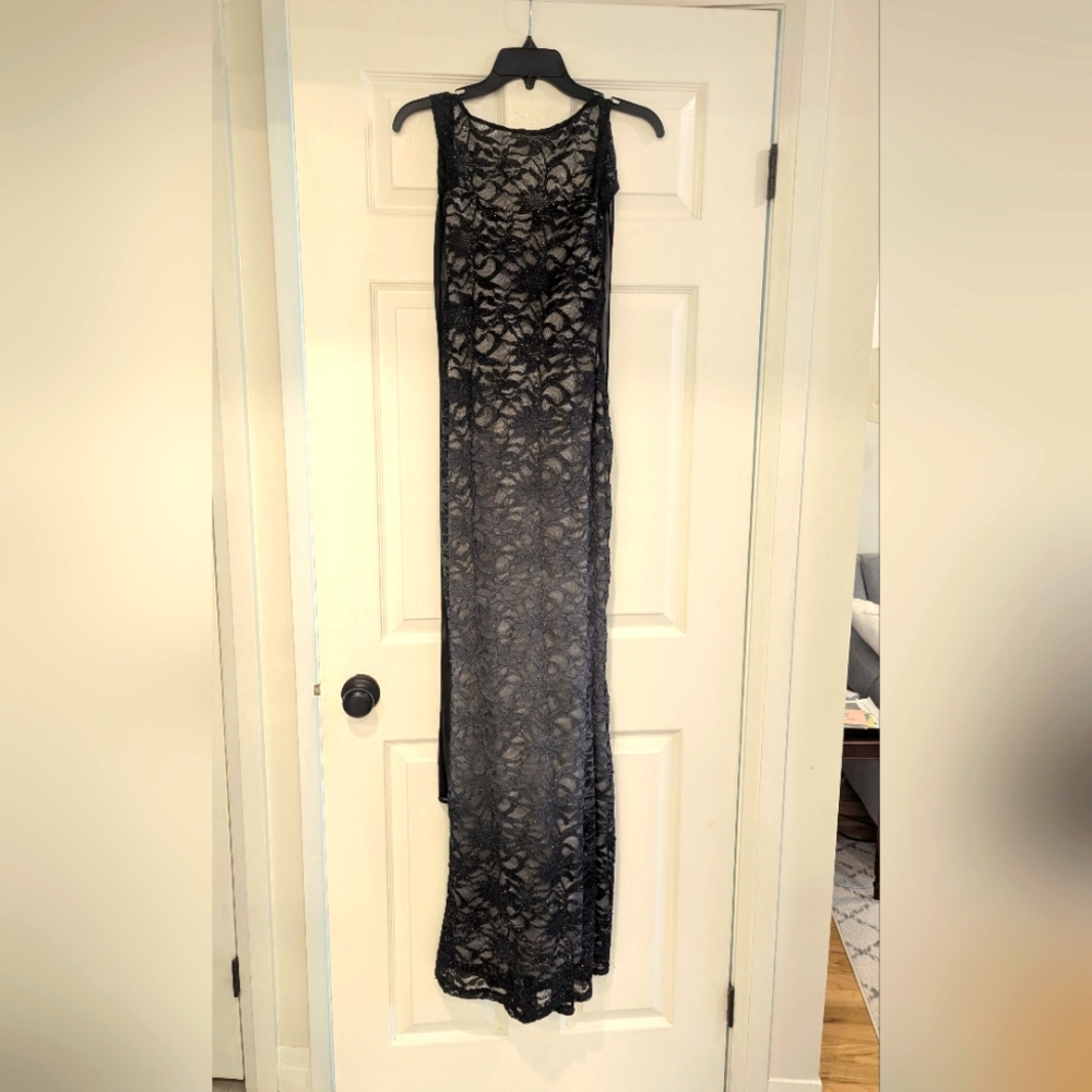 Ombre Black Dress